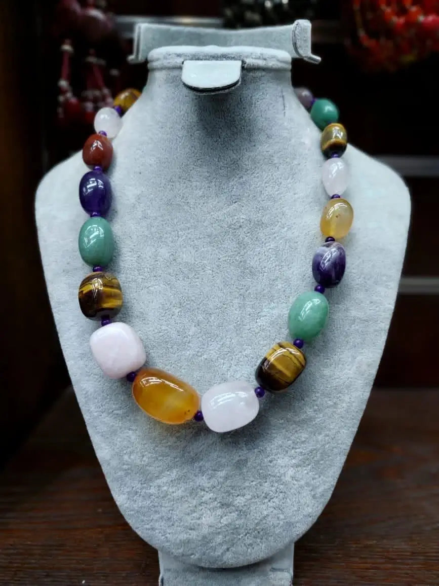 Luxury stone necklaces