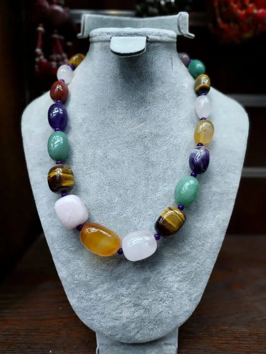 Luxury stone necklaces